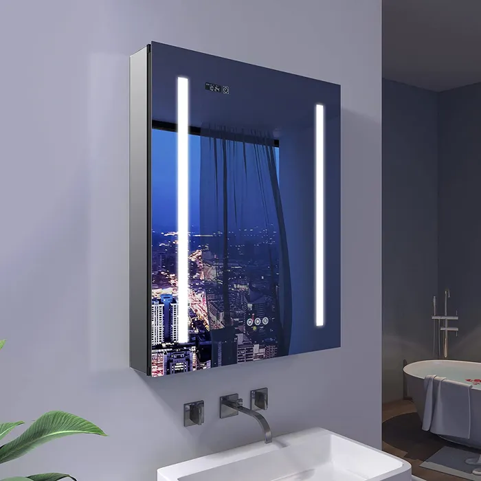 Illuminated Bathroom Mirror Cabinet